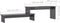 vidaXL - Tv-meubel - 180x30x43 - cm - bewerkt - hout - hoogglans - grijs