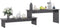 vidaXL - Tv-meubel - 180x30x43 - cm - bewerkt - hout - hoogglans - grijs