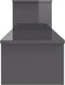 vidaXL - Tv-meubel - 180x30x43 - cm - bewerkt - hout - hoogglans - grijs