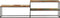 vidaXL - Tv-meubel - 180x30x50 - cm - massief - gerecycled - hout