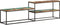 vidaXL - Tv-meubel - 180x30x50 - cm - massief - gerecycled - hout