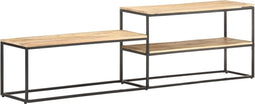 vidaXL - Tv-meubel - 180x30x50 - cm - ruw - mangohout