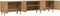 vidaXL - Tv-meubel - 180x31,5x40 - cm - bewerkt - hout - artisanaal - eikenkleurig