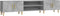 vidaXL - Tv-meubel - 180x31,5x40 - cm - bewerkt - hout - betongrijs