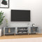 vidaXL - Tv-meubel - 180x31,5x40 - cm - bewerkt - hout - betongrijs