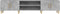vidaXL - Tv-meubel - 180x31,5x40 - cm - bewerkt - hout - betongrijs