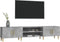 vidaXL - Tv-meubel - 180x31,5x40 - cm - bewerkt - hout - betongrijs