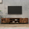 vidaXL - Tv-meubel - 180x31,5x40 - cm - bewerkt - hout - gerookt - eikenkleurig