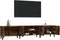 vidaXL - Tv-meubel - 180x31,5x40 - cm - bewerkt - hout - gerookt - eikenkleurig