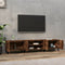 vidaXL - Tv-meubel - 180x31,5x40 - cm - bewerkt - hout - gerookt - eikenkleurig