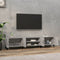 vidaXL - Tv-meubel - 180x31,5x40 - cm - bewerkt - hout - grijs - sonoma - eikenkleurig
