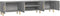 vidaXL - Tv-meubel - 180x31,5x40 - cm - bewerkt - hout - grijs - sonoma - eikenkleurig