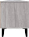 vidaXL - Tv-meubel - 180x31,5x40 - cm - bewerkt - hout - grijs - sonoma - eikenkleurig