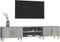 vidaXL - Tv-meubel - 180x31,5x40 - cm - bewerkt - hout - grijs - sonoma - eikenkleurig