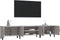 vidaXL - Tv-meubel - 180x31,5x40 - cm - bewerkt - hout - grijs - sonoma - eikenkleurig