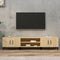 vidaXL - Tv-meubel - 180x31,5x40 - cm - bewerkt - hout - sonoma - eikenkleurig