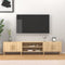 vidaXL - Tv-meubel - 180x31,5x40 - cm - bewerkt - hout - sonoma - eikenkleurig