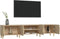 vidaXL - Tv-meubel - 180x31,5x40 - cm - bewerkt - hout - sonoma - eikenkleurig