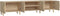 vidaXL - Tv-meubel - 180x31,5x40 - cm - bewerkt - hout - sonoma - eikenkleurig