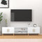 vidaXL - Tv-meubel - 180x31,5x40 - cm - bewerkt - hout - wit