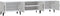 vidaXL - Tv-meubel - 180x31,5x40 - cm - bewerkt - hout - wit