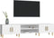 vidaXL - Tv-meubel - 180x31,5x40 - cm - bewerkt - hout - wit