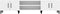 vidaXL - Tv-meubel - 180x31,5x40 - cm - bewerkt - hout - wit