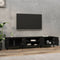 vidaXL - Tv-meubel - 180x31,5x40 - cm - bewerkt - hout - zwart