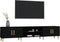 vidaXL - Tv-meubel - 180x31,5x40 - cm - bewerkt - hout - zwart