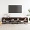 vidaXL - Tv-meubel - 180x34x41 - cm - bewerkt - hout - bruin - eikenkleurig