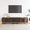 vidaXL - Tv-meubel - 180x34x41 - cm - bewerkt - hout - bruin - eikenkleurig
