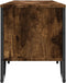 vidaXL - Tv-meubel - 180x34x41 - cm - bewerkt - hout - gerookt - eikenkleurig