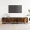 vidaXL - Tv-meubel - 180x34x41 - cm - bewerkt - hout - gerookt - eikenkleurig