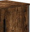 vidaXL - Tv-meubel - 180x34x41 - cm - bewerkt - hout - gerookt - eikenkleurig