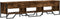 vidaXL - Tv-meubel - 180x34x41 - cm - bewerkt - hout - gerookt - eikenkleurig