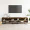 vidaXL - Tv-meubel - 180x34x41 - cm - bewerkt - hout - gerookt - eikenkleurig