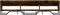 vidaXL - Tv-meubel - 180x34x41 - cm - bewerkt - hout - gerookt - eikenkleurig