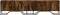 vidaXL - Tv-meubel - 180x34x41 - cm - bewerkt - hout - gerookt - eikenkleurig
