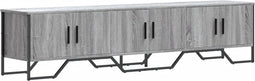 vidaXL - Tv-meubel - 180x34x41 - cm - bewerkt - hout - grijs - sonoma - eikenkleurig
