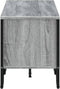 vidaXL - Tv-meubel - 180x34x41 - cm - bewerkt - hout - grijs - sonoma - eikenkleurig