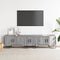 vidaXL - Tv-meubel - 180x34x41 - cm - bewerkt - hout - grijs - sonoma - eikenkleurig