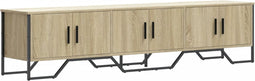 vidaXL - Tv-meubel - 180x34x41 - cm - bewerkt - hout - sonoma - eikenkleurig