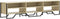 vidaXL - Tv-meubel - 180x34x41 - cm - bewerkt - hout - sonoma - eikenkleurig