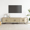 vidaXL - Tv-meubel - 180x34x41 - cm - bewerkt - hout - sonoma - eikenkleurig