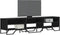 vidaXL - Tv-meubel - 180x34x41 - cm - bewerkt - hout - zwart