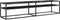 vidaXL - Tv-meubel - 180x40x40,5 - cm - gehard - glas - zwartmarmerkleurig