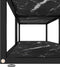 vidaXL - Tv-meubel - 180x40x40,5 - cm - gehard - glas - zwartmarmerkleurig