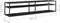 vidaXL - Tv-meubel - 180x40x40,5 - cm - gehard - glas - zwartmarmerkleurig