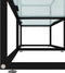 vidaXL - Tv-meubel - 180x40x40,5 - cm - gehard - glas - witmarmerkleurig
