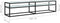 vidaXL - Tv-meubel - 180x40x40,5 - cm - gehard - glas - witmarmerkleurig